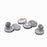 DWK Life Sciences Wheaton Tamper Evident Aluminum Cap - Tamper-Evident Aluminum Safety Cap for Uni-Dose Bottles and Vials, 28.5 mm - W224198