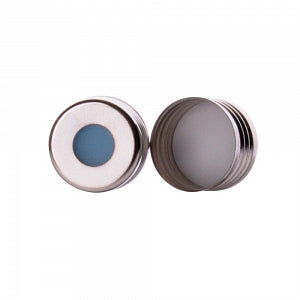 DWK Life Sciences Wheaton Headspace MAG Cap - CAP, MAG, WHT PTFE / BLU SIL SEPTA, RED, 18MM - W224218
