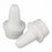 DWK Life Sciences Wheaton 15mm LDPE Control Dropper Tip - LDPE Extended Control Dropper Tip, 15 mm, White - W242430-A