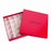 DWK Life Sciences Wheaton Cryofile Tissue Box - CryoFILE Water-Repellent Tissue Vial Storage Boxes, Red, 25 Compartments for 50 Vials, 1" x 5" x 1" (130 x 130 x 25 mm) - W651610-R