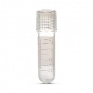 DWK Life Sciences Wheaton CryoElite NAT Caps - CryoElite Nonsterile Polypropylene Cryogenic Vial, Natural Color External Screw Cap, Writing Patch, 2 mL Capacity - W985850