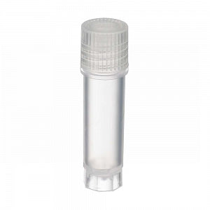 DWK Life Sciences Wheaton CryoElite NAT Caps - CryoElite Nonsterile Polypropylene Cryogenic Vial, Natural Color External Screw Cap, No Writing Patch, 2 mL Capacity - W985853