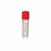 DWK Life Sciences Wheaton CryoElite Cap - CryoElite Sterile Polypropylene Cryogenic Vial, Red External Screw Cap, Writing Patch, 2 mL Capacity - W985864-100