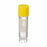 DWK Life Sciences Wheaton CryoElite Cap - CryoElite Sterile Polypropylene Cryogenic Vial, Yellow External Screw Cap, Writing Patch, 2 mL Capacity - W985866