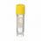 DWK Life Sciences Wheaton CryoElite Cap - CryoElite Sterile Polypropylene Cryogenic Vial, Yellow External Screw Cap, Writing Patch, 2 mL Capacity - W985866