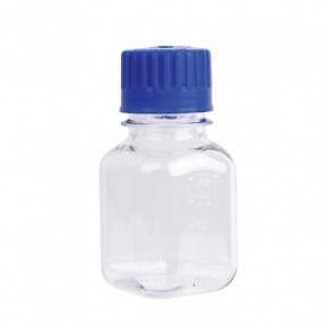DWK Life Sciences Wheaton Square Media Bottle - BOTTLE, MEDIA, SQUARE, POLYCARBONATE, 125ML - WPBPC0125