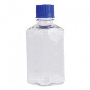 DWK Life Sciences Wheaton Square Media Bottle - BOTTLE, MEDIA, SQUARE, POLYCARBONATE, 500ML - WPBPC0500