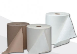 Waxie Clean & Soft No-Touch White Roll Towels - No- Touch Towel, Roll, 7.75" - 850555