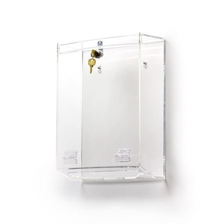 Wall-Mounted Tri-Fold Paper Towel Dispenser Wall-Mounted Tri-Fold Towel Dispenser - 8.25"W x 7.75"D x 5"H