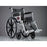 Wheelchair with Permanent Full Arm 18" with Detachable Footrest - 250lb Weight Capacity