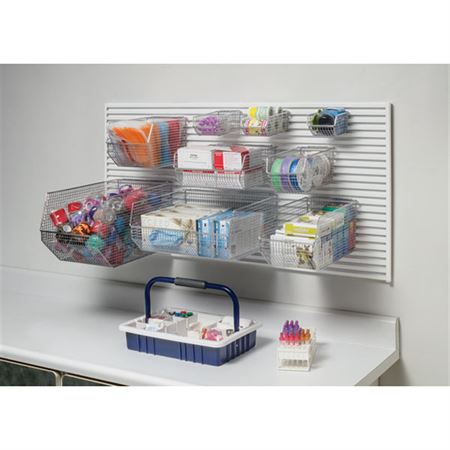 Wire Mesh Hang & Stack Bin 8.25"W x 18"D x 9"H