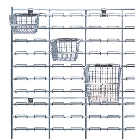 Wire Mesh Hang & Stack Bin 8.25"W x 18"D x 9"H
