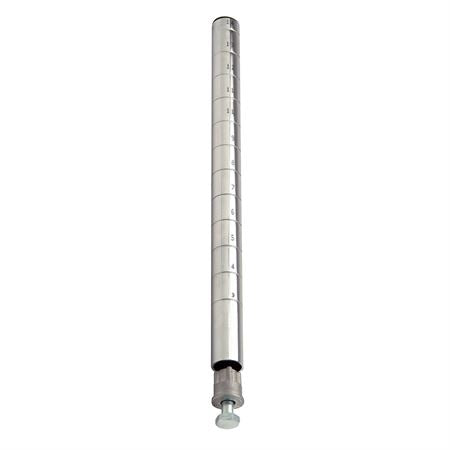 Chrome Post 54"H