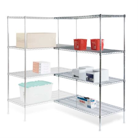 Add-On Unit 36"W x 24"D (each shelf) - Overall: 60"W x 36"D x 63"H