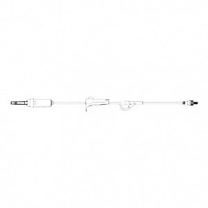 Amsino International Inc. Basic IV Set - IV Set, Roll Clamp, Sterile, 10 drop / mL, 83", Nonvented - 108301