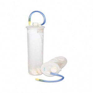 Amsino International Receptal Liners - Receptal Liners with Valve, Clear, 2000 mL - 43020S