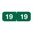 Color: Green Dimensions: 1-1/2" X 1/2" Before Folding Permanent Adhesive Quantity: 500/Roll