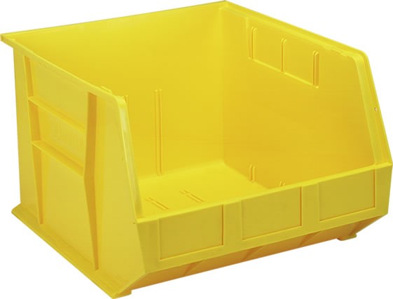 Hang and Stack Bin, 5-3/8" x 4-1/8" x 3", Yellow