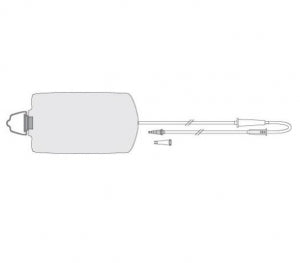 Moog Medical Devices Gravity Feeding Administration Sets - Gravity Feeding Bag Set, 1, 200 mL - GR1200-A