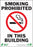 Zing Enterprises LLC Smoking Prohibited Signs - SIGN, SMOKING PROHIBITED, 10X7, AL - 1086A