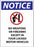 Zing Enterprises LLC Wisconsin No Weapons of Firearms Signs - DECAL, CONCEALED CARRY, WIS, 7X5, 2PK - 1808D