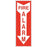 Zing Enterprises LLC Fire Alarm Signs - Fire Alarm Sign with Down Arrow, Plastic, 14" x 3.25" - 1892