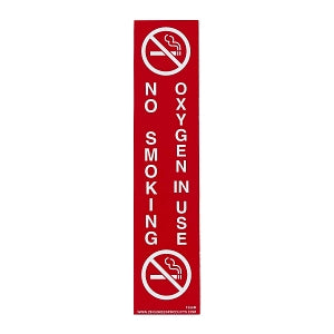 Zing Enterprises LLC ZING Oxygen In Use, No Smoking Signs - Oxygen In Use No Smoking Sign, Magnetic, 9" x 2" - 1956M