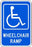 Zing Enterprises LLC Handicapped Accessible Parking Signs - SIGN, WHEELCHAIR RMP W/HANDICAP PIC, 12X18 - 2214