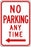 Zing Enterprises LLC General No Parking Signs - SIGN, NO PARKING ANYTIME W/L ARW, 12X18 - 2277