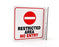 Zing Enterprises LLC Restricted Area V and L Projecting Signs - SIGN, RESTRICTED AREA L - 2583