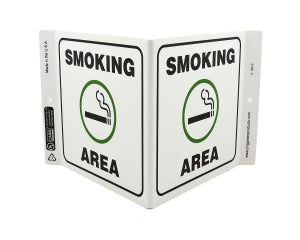 Zing Enterprises LLC Smoking Area V and L Projecting Signs - SIGN, SMO ...