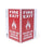 Zing Enterprises LLC Fire Exit and Fire Door V and L Projecting Signs - SIGN, FIRE EXIT, BILINGUAL V, 11 X 11 - 2632