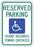 Zing Enterprises LLC Arkansas Parking Signs - SIGN, HANDICAPPED PARKING, ARKANSAS - 2679