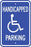 Zing Enterprises LLC Handicapped Parking Signs - SIGN, HANDICAPPED PARKING - 2681