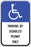 Zing Enterprises LLC Florida Parking Signs - SIGN, HANDICAPPED PARKING, FLORIDA, 12X18 - 2685