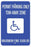 Zing Enterprises LLC Georgia Parking Signs - SIGN, HANDICAPPED PARKING, GEORGIA - 2687