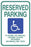 Zing Enterprises LLC Hawaii Parking Signs - SIGN, HANDICAPPED PARKING, HAWAII - 2688