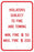 Zing Enterprises LLC Pennsylvania Parking Signs - SIGN, HANDICAPPED FINE, PENNSYLVANIA - 2702