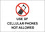 Zing Enterprises LLC No Cell Use Allowed Sign - SECURITY SIGN, NO CELL PHONES, 10X14 AL - 2751