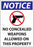 Zing Enterprises LLC Missouri & Wisconsin No Concealed Weapons Signs - SIGN, CONCEALED CARRY, MO & WI, 14X10, PL - 2803