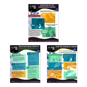 Zing COVID-19 Posters - Coronavirus (COVID-19) Informational