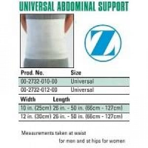 Zimmer Biomet Abdominal Support Binders - Abdominal Binder, 9" x 46"-62" - 58403200