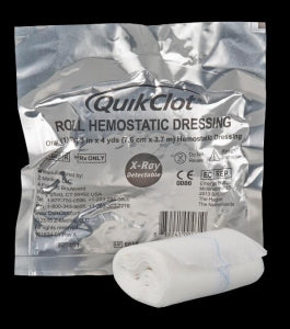 hemostatic dressing Z-Medica QuikClot Interventional Hemostatic Bandage