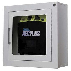 Zoll Medical Corporation Zoll AED Plus Defibrillators - Zoll Fully Automatic AED Plus with CPR-D PADZ, Soft Carrying Case, Wall Cabinet and 3-D Wall Sign - 22900700702011010