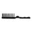 Medline Polyethylene Hair Brushes with Nylon Bristles - Adult Polyethylene Hair Brush, Vented, 7.25" - ZPC2200