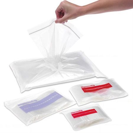 Plain Zippit Bags 8"W x 10"H