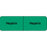PDC Healthcare Nursing Wraparoound IV Tubing Labels - LABEL IV, "HEPARIN", 2-7/8X7/8, GREEN - 59704509