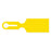 PDC Healthcare Ident-Alert Poly Tray Tags - TAG, POLY TRAY, BLANK, 8-1/2X2-1/2, YELLOW - TSTAG12