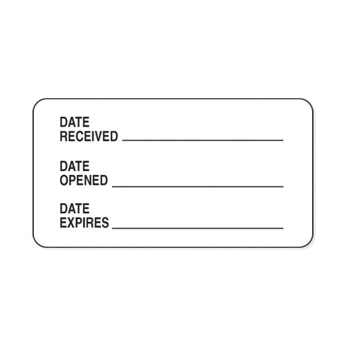 PDC Healthcare Lab Communication Labels - Label, 1-5/8" x 7/8", White, 1000/Roll - LFWHP04
