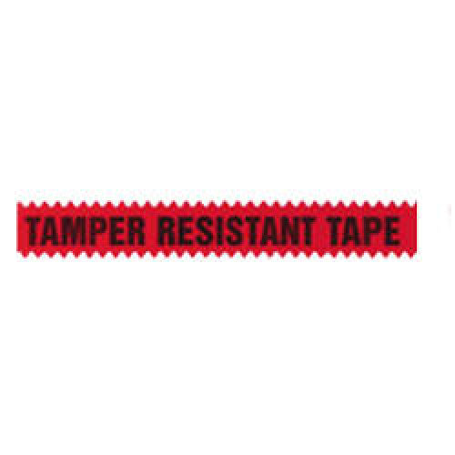 PDC Healthcare Tamper Resistant Tapes - TAPE, TAMPER RESISTANT, 1", RED RED / BLACK - HCL8006